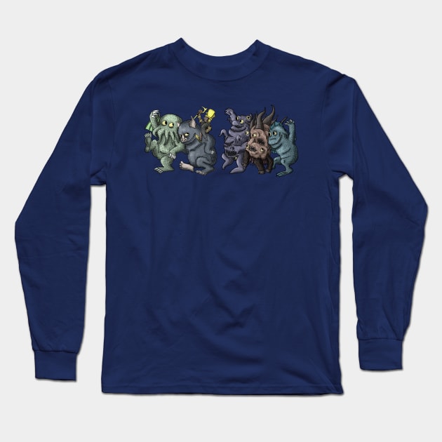 Where the Eldritch Things Are Long Sleeve T-Shirt by NGM